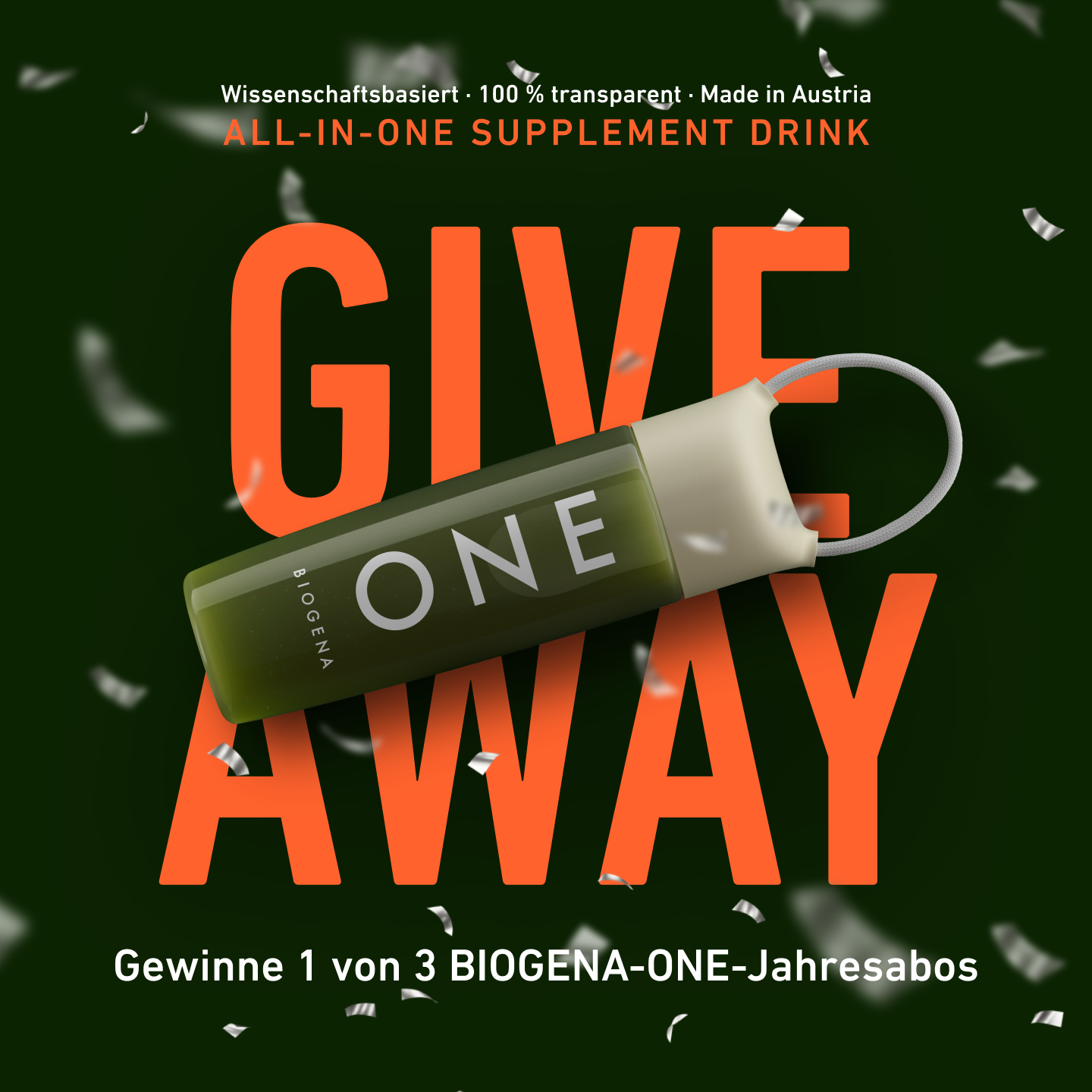 BIOGENA ONE Birthday Gewinnspiel