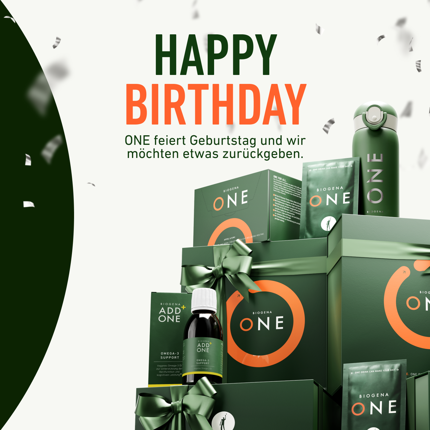 BIOGENA ONE Birthday Jahresabo Gewinnspiel